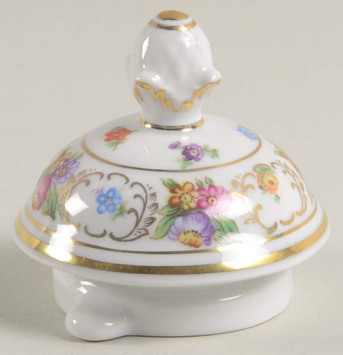 Empress Dresden Flowers Lid for Mini Coffee Pot by Schumann - Bavaria-1