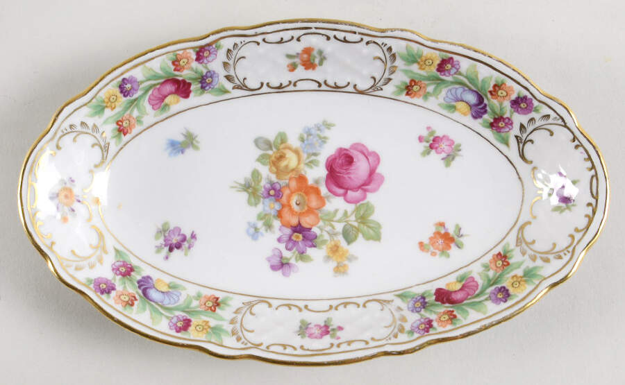 Empress Dresden Flowers Relish by Schumann - Bavaria-1