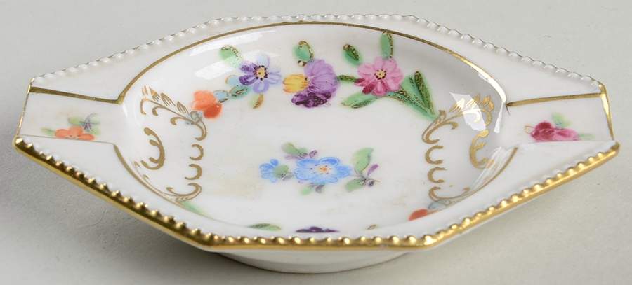 Empress Dresden Flowers 3" Ashtray by Schumann - Bavaria-1