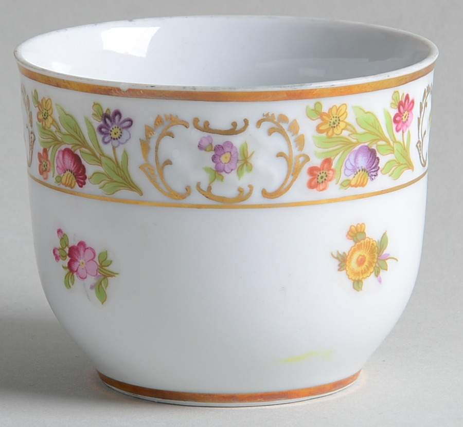 Empress Dresden Flowers Open Sugar Bowl by Schumann - Bavaria-1