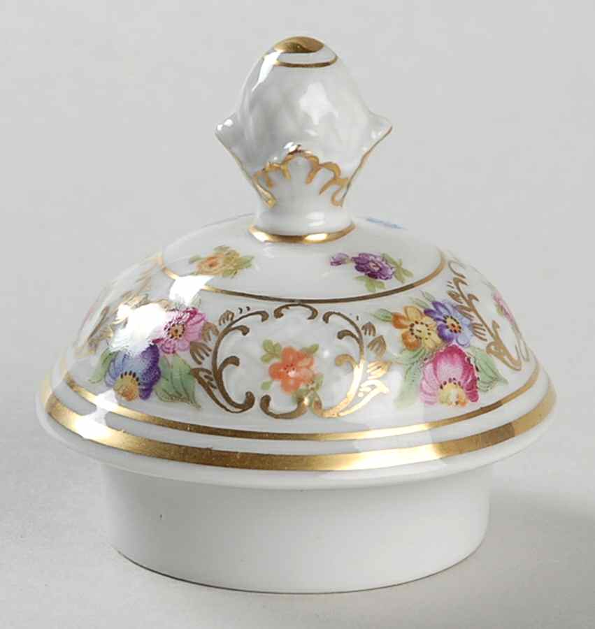 Empress Dresden Flowers Lid for Mini Coffee Pot by Schumann - Bavaria-1