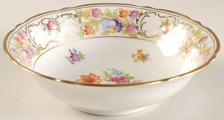 Empress Dresden Flowers Coupe Cereal Bowl by Schumann - Bavaria-1