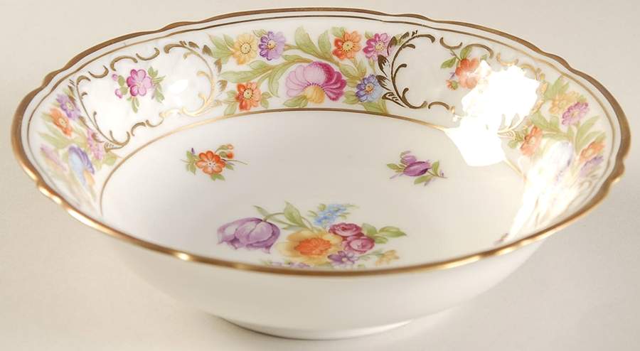 Empress Dresden Flowers Coupe Cereal Bowl by Schumann - Bavaria-1
