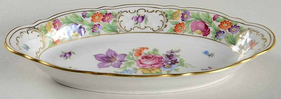 Empress Dresden Flowers Relish by Schumann - Bavaria-1