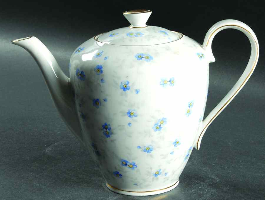 Forget Me Not (Coupe) Mini Coffee Pot & Lid by Schumann - Bavaria-1