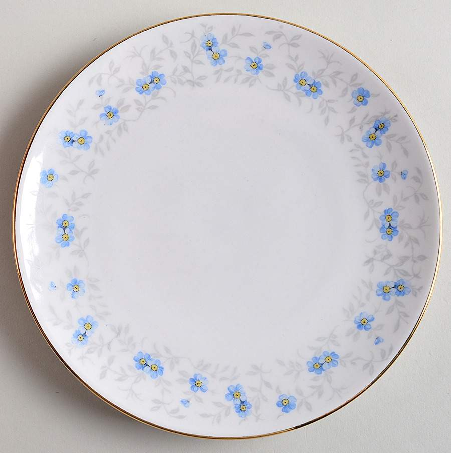 Forget Me Not (Coupe) Salad Plate by Schumann - Bavaria-1