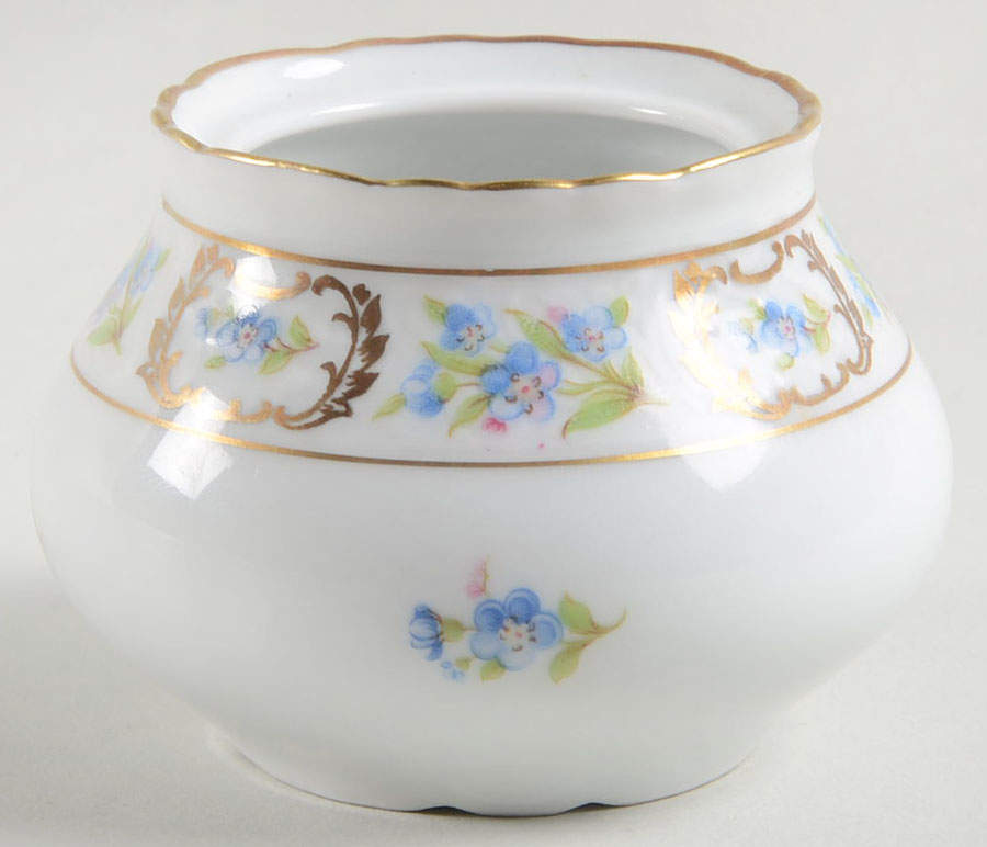 Forget Me Not (Rim, Not Pierced) Mini Sugar Bowl No Lid by Schumann - Bavaria-1
