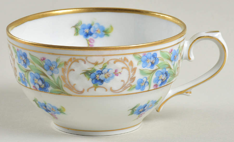 Forget Me Not (Rim, Not Pierced) Flat Cup by Schumann - Bavaria-1