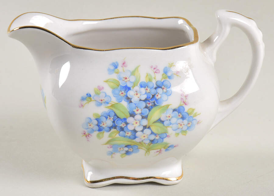 Forget Me Not (Rim, Not Pierced) Mini Creamer by Schumann - Bavaria-1