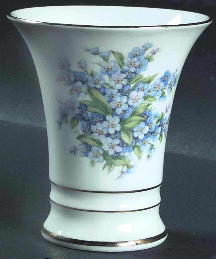 Forget Me Not (Rim, Not Pierced) 3" Vase by Schumann - Bavaria-1