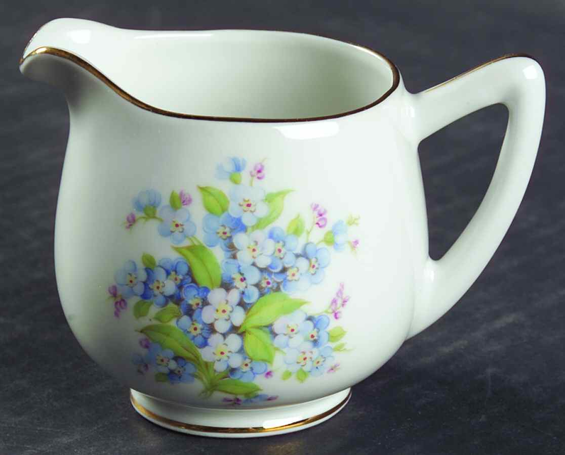 Forget Me Not (Rim, Not Pierced) Mini Creamer by Schumann - Bavaria-1