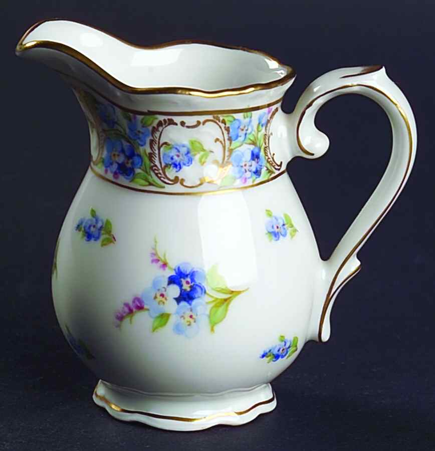 Forget Me Not (Rim, Not Pierced) Mini Creamer by Schumann - Bavaria-1