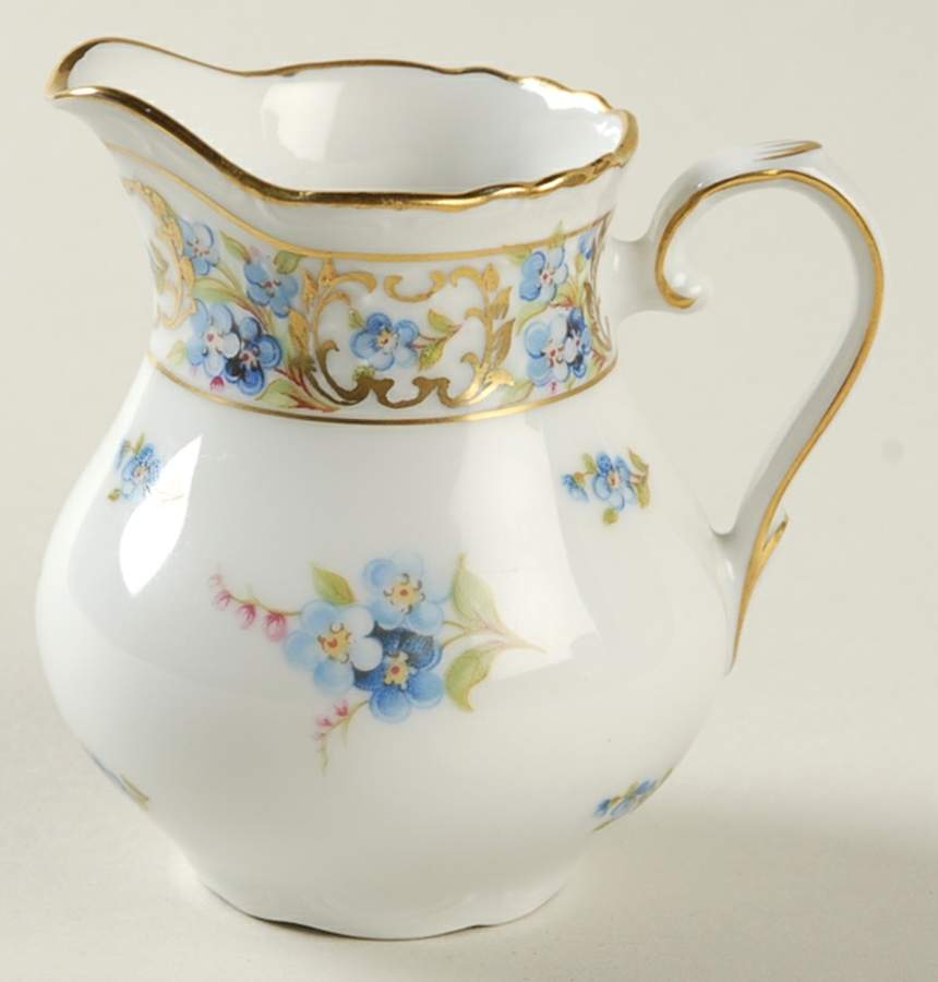 Forget Me Not (Rim, Not Pierced) Mini Creamer by Schumann - Bavaria-1