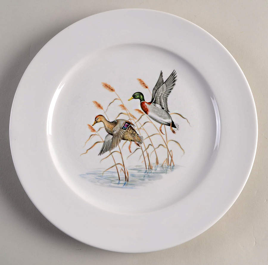 Game Birds Dinner Plate by Schumann - Bavaria-1
