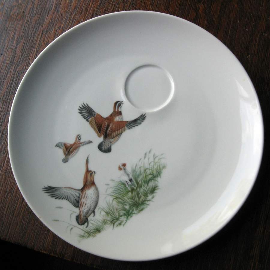 Game Birds Snack Plate by Schumann - Bavaria-1