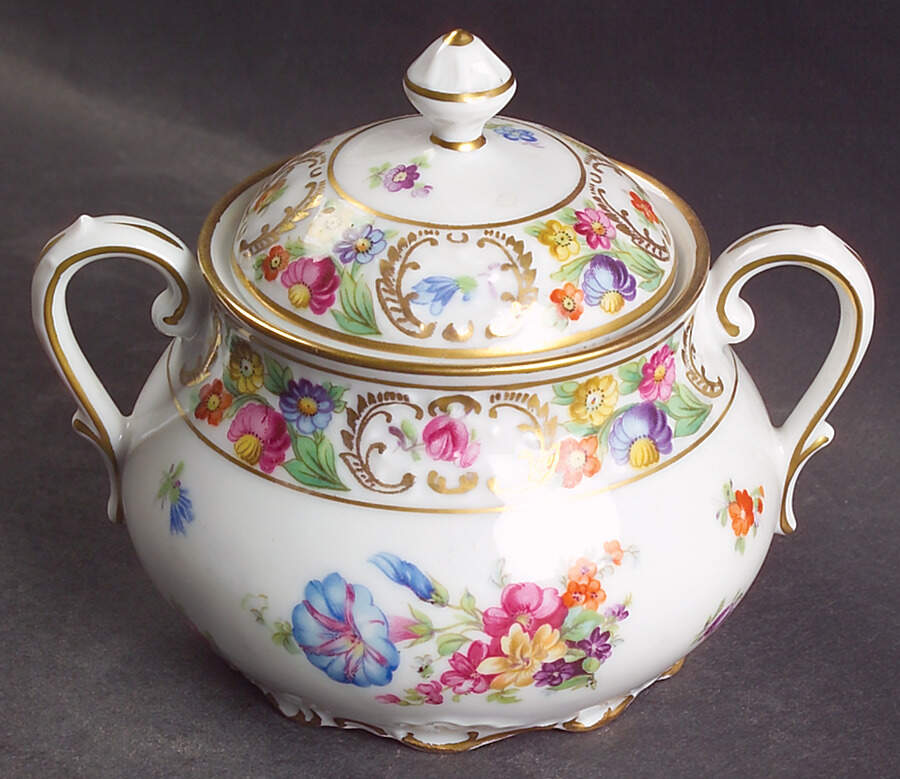 Garland (84287-18450) Sugar Bowl & Lid by Schumann - Bavaria-1