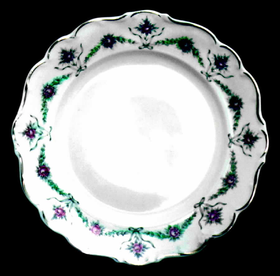 Garland Rose Dinner Plate by Schumann - Bavaria-1
