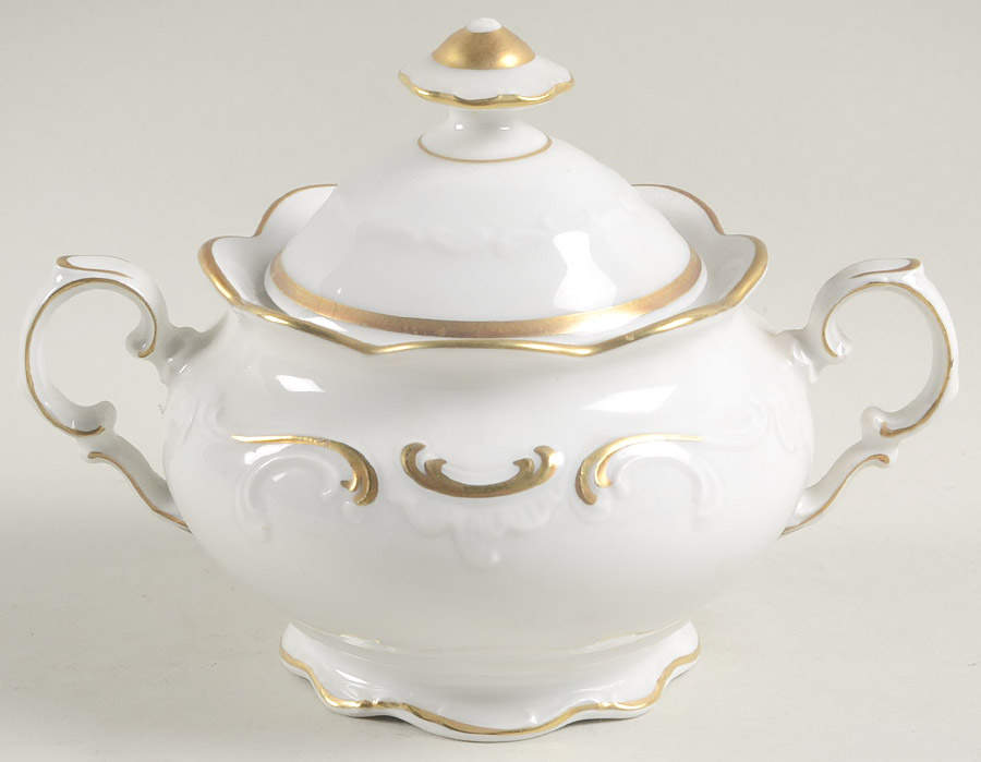 Halo Sugar Bowl & Lid by Schumann - Bavaria-1