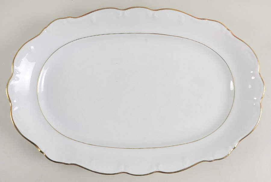 Halo 14" Oval Serving Platter by Schumann - Bavaria-1