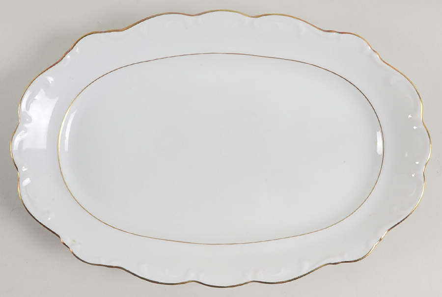 Halo 12" Oval Serving Platter by Schumann - Bavaria-1