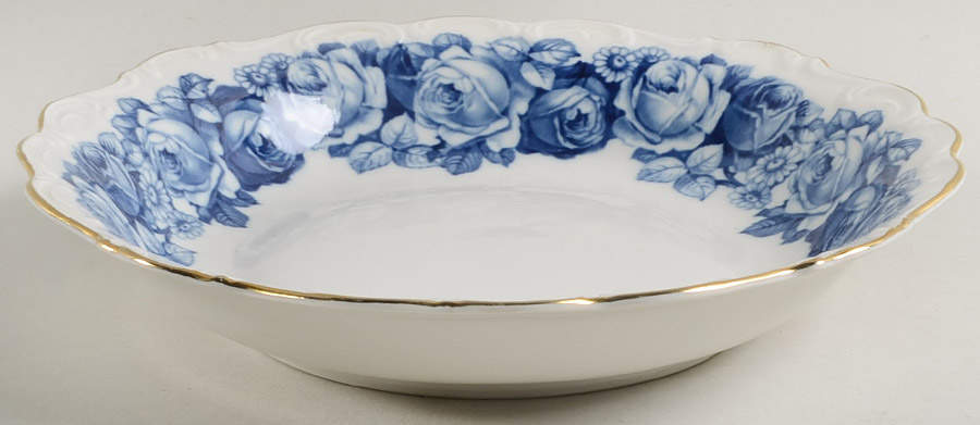 Heirloom Blue Coupe Soup Bowl by Schumann - Bavaria-1