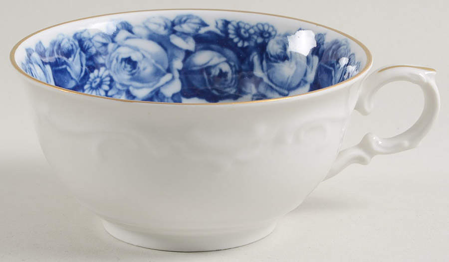 Heirloom Blue Flat Cup by Schumann - Bavaria-1