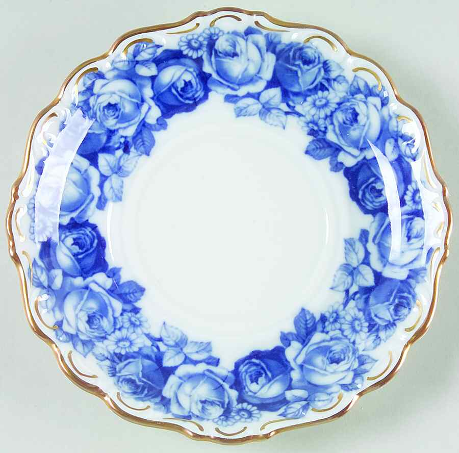 Heirloom Blue Saucer for Cream Soup Bowl by Schumann - Bavaria-1