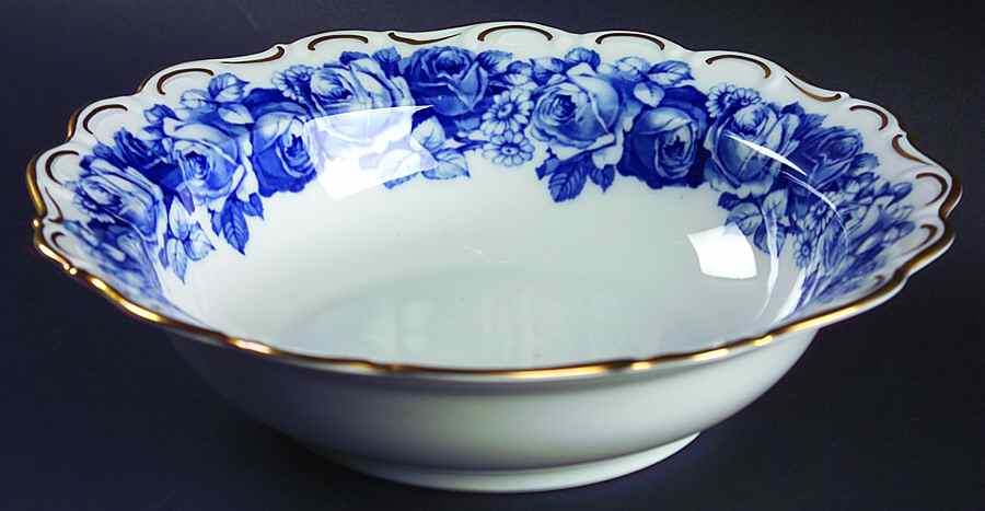 Heirloom Blue 9" Round Vegetable Bowl by Schumann - Bavaria-1