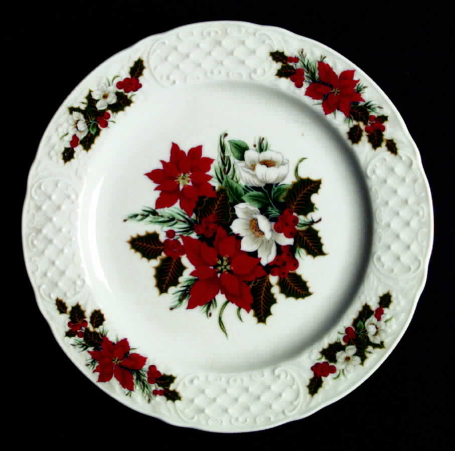 Holiday Bouquet Dinner Plate by Schumann - Bavaria-1