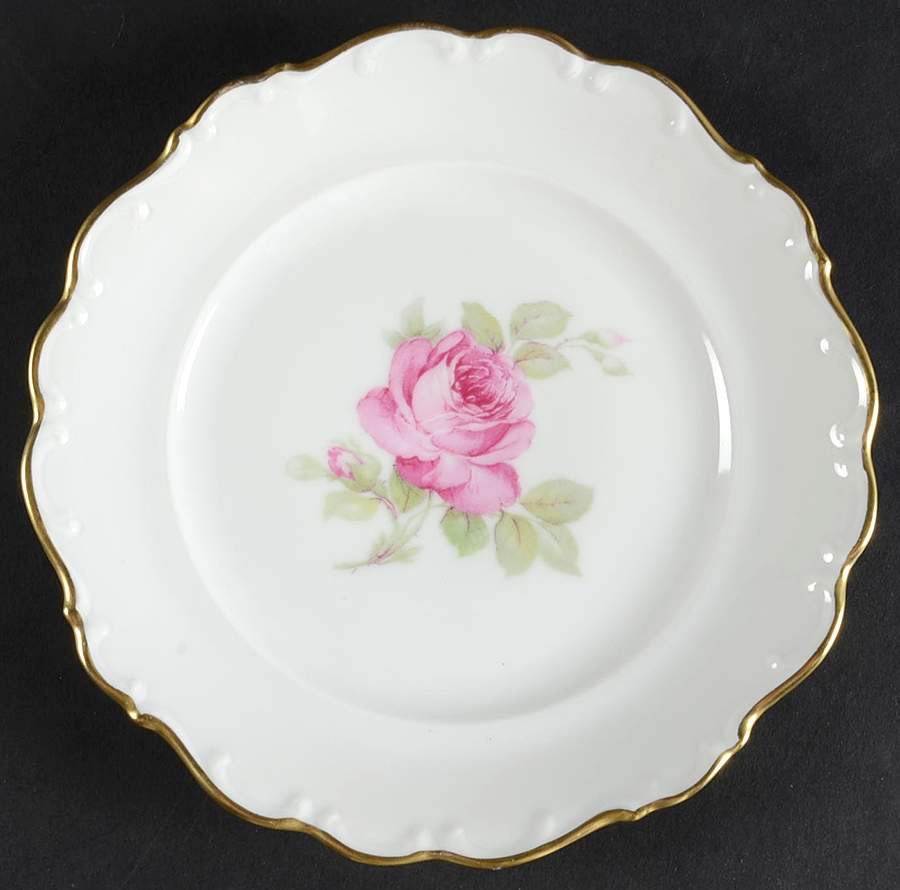 La Vie En Rose Bread & Butter Plate by Schumann - Bavaria-1