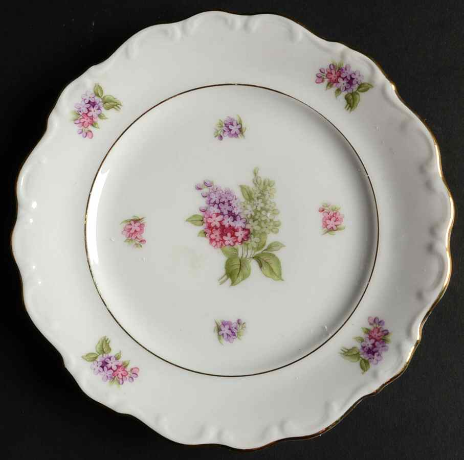 Lilac Bread & Butter Plate by Schumann - Bavaria-1