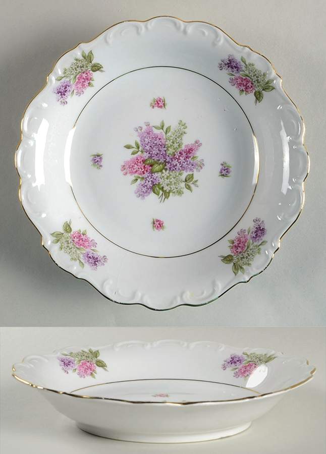 Lilac Coupe Soup Bowl by Schumann - Bavaria-1
