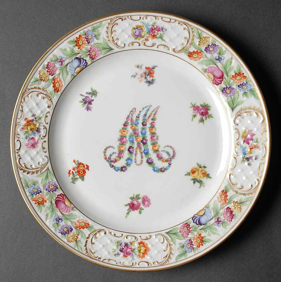 Maria Antoinette Dinner Plate by Schumann - Bavaria-1