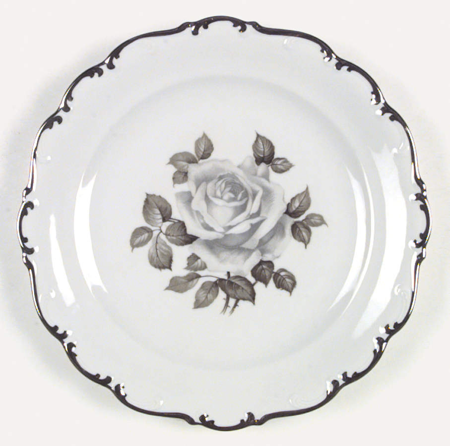 Moon Rose Dinner Plate by Schumann - Bavaria-1