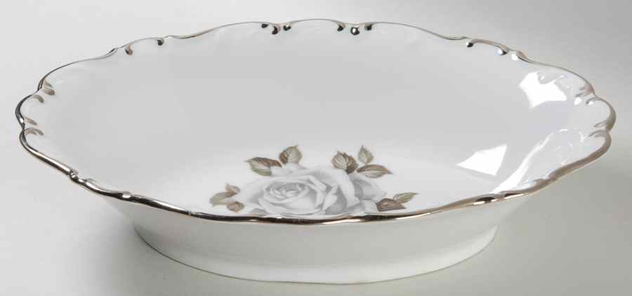 Moon Rose 9" Oval Vegetable Bowl by Schumann - Bavaria-1