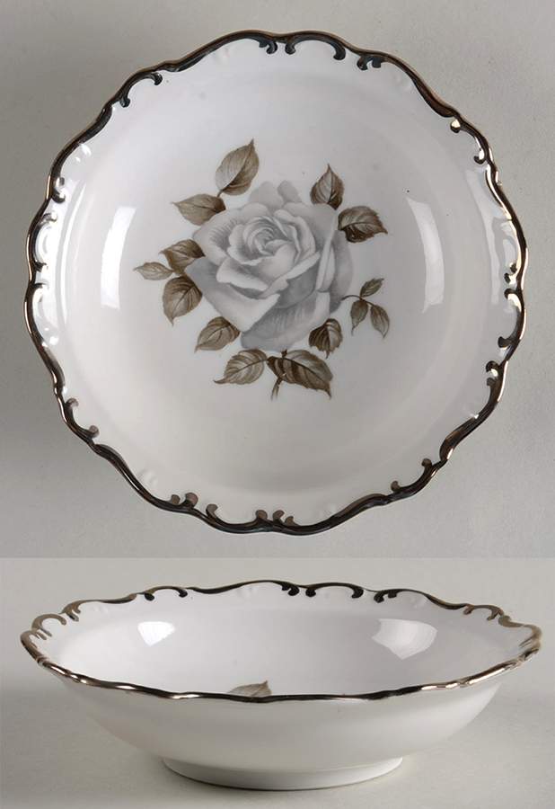 Moon Rose Fruit/Dessert (Sauce) Bowl by Schumann - Bavaria-1