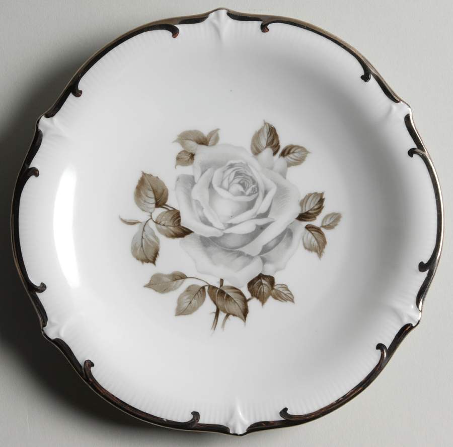 Moon Rose Coupe Salad Plate by Schumann - Bavaria-1