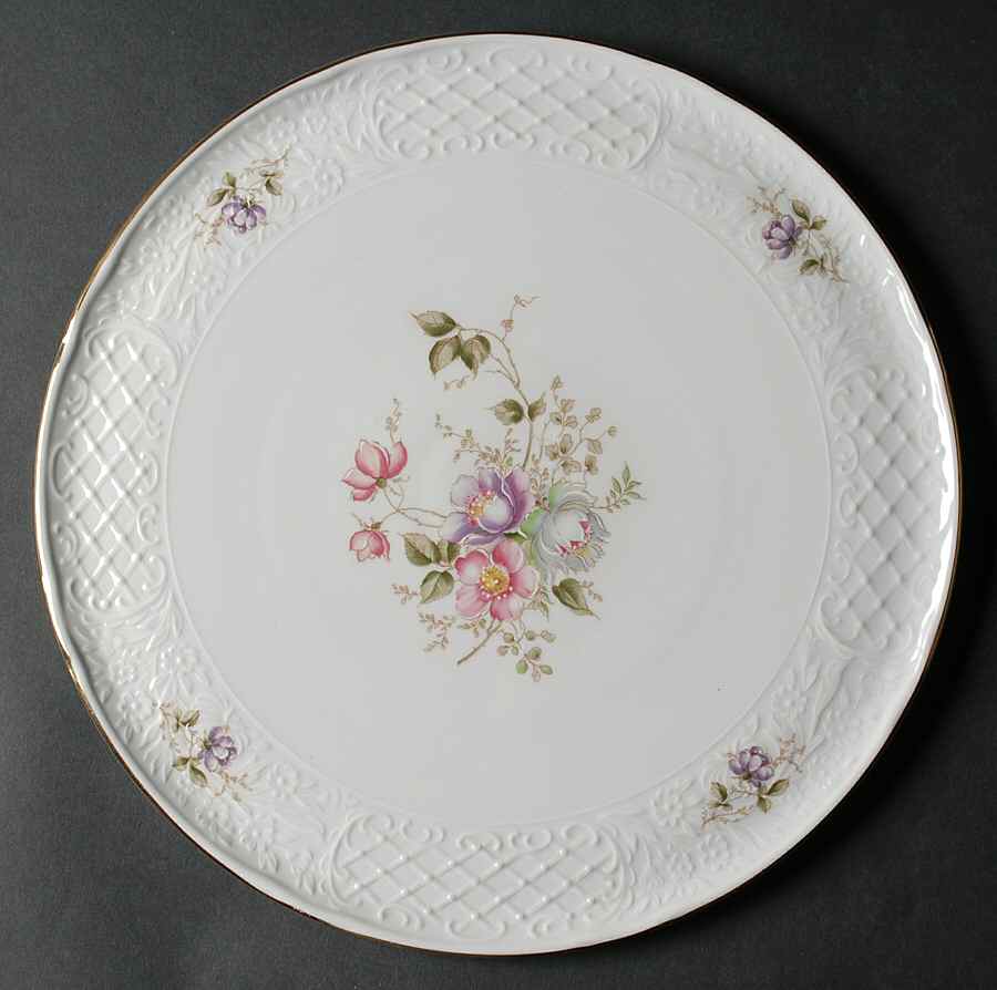 Mountain Rose Cake Plate by Schumann - Bavaria-1