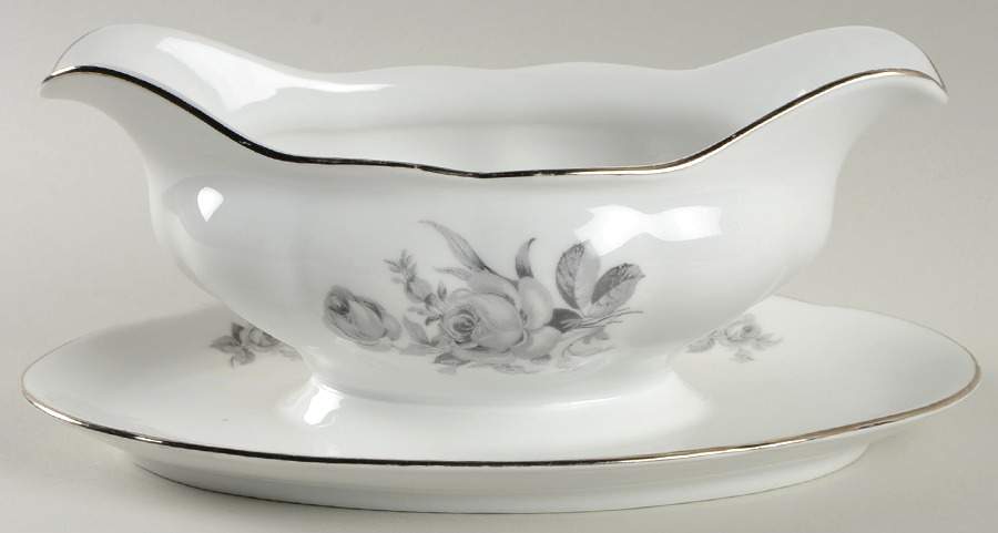 Nannette Gravy Boat with Attached Underplate by Schumann - Bavaria-1