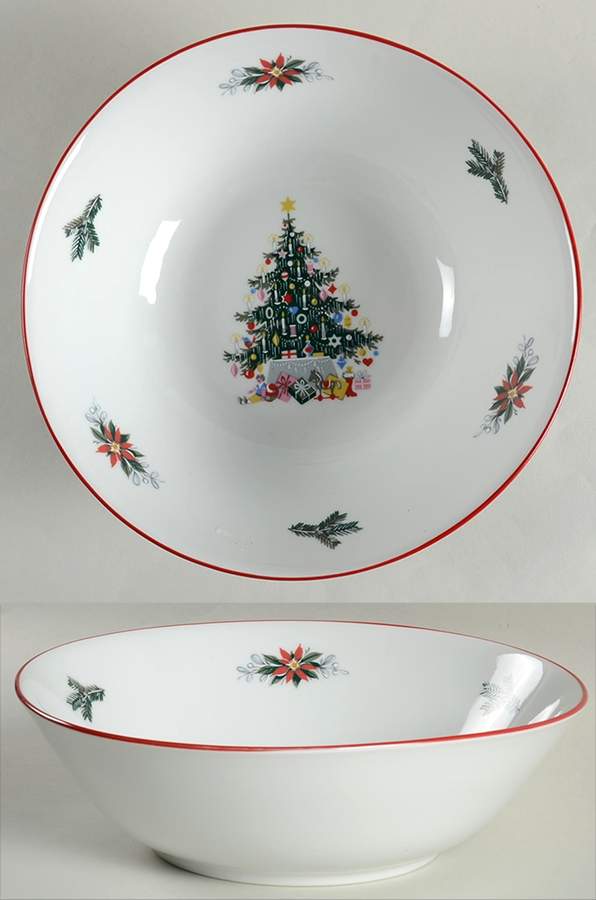 Noel 9" Round Vegetable Bowl by Schumann - Bavaria-1