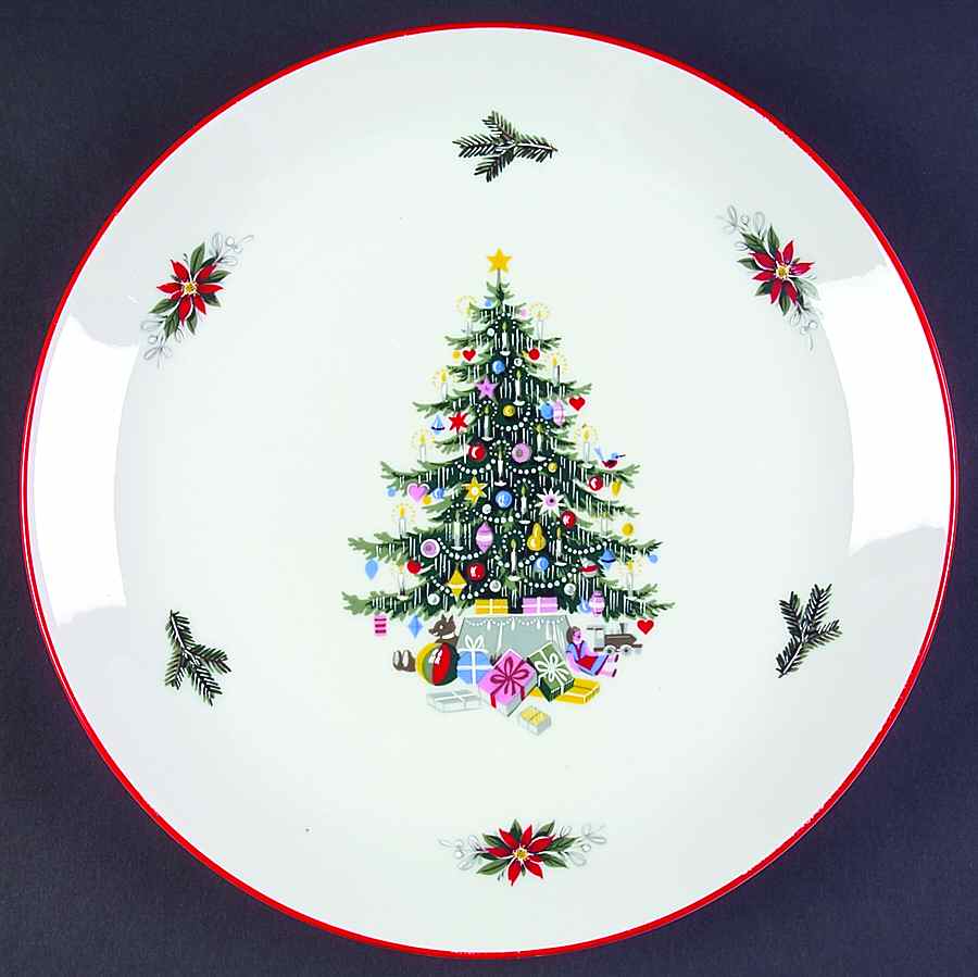 Noel 11" Chop Plate (Round Platter) by Schumann - Bavaria-1