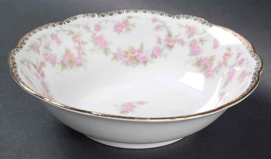 Original Bridal Rose Coupe Cereal Bowl by Schumann - Bavaria-1