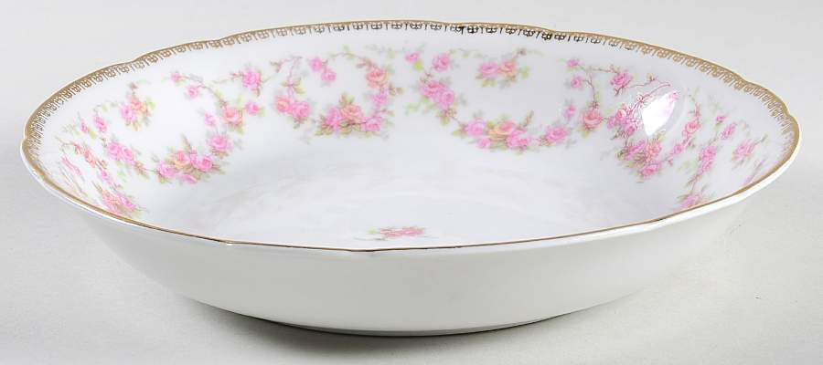 Original Bridal Rose Coupe Soup Bowl by Schumann - Bavaria-1