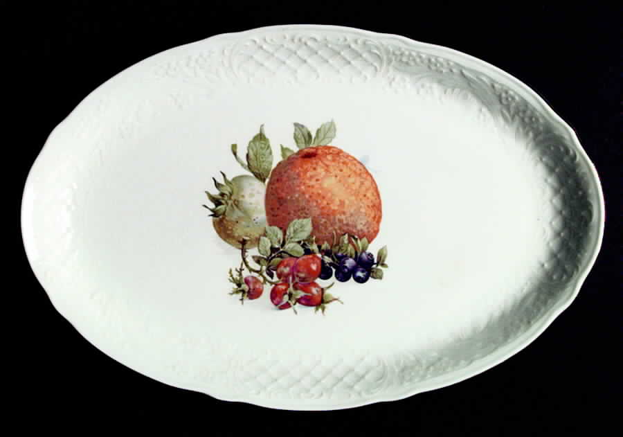 Orchard 14" Oval Serving Platter by Schumann - Bavaria-1