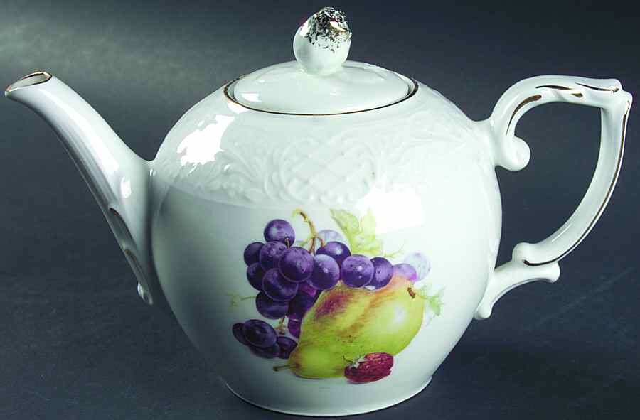 Orchard Teapot & Lid by Schumann - Bavaria-1