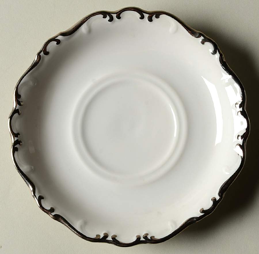 Platinum Elegance Saucer by Schumann - Bavaria-1