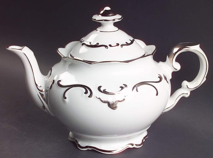 Platinum Elegance Teapot & Lid by Schumann - Bavaria-1
