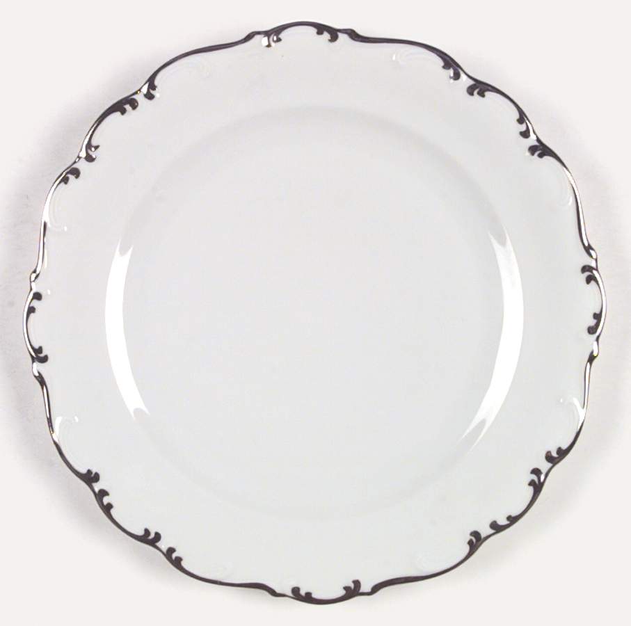 Platinum Elegance Dinner Plate by Schumann - Bavaria-1