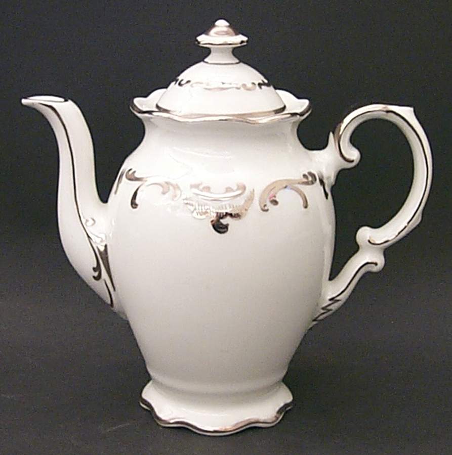 Platinum Elegance Mini Coffee Pot & Lid by Schumann - Bavaria-1