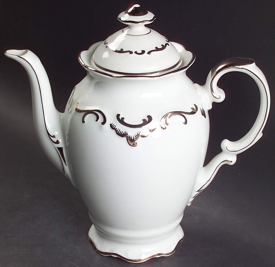 Platinum Elegance Coffee Pot & Lid by Schumann - Bavaria-1